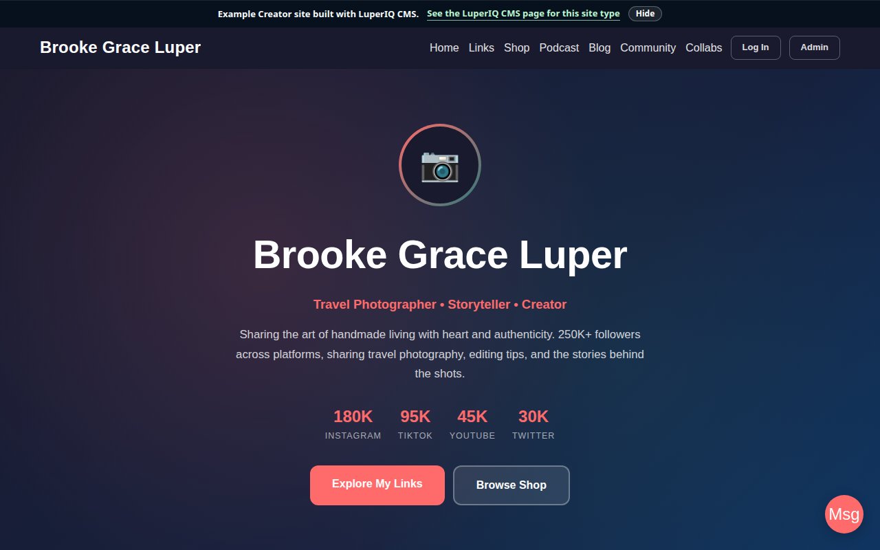 Creator Demo screenshot