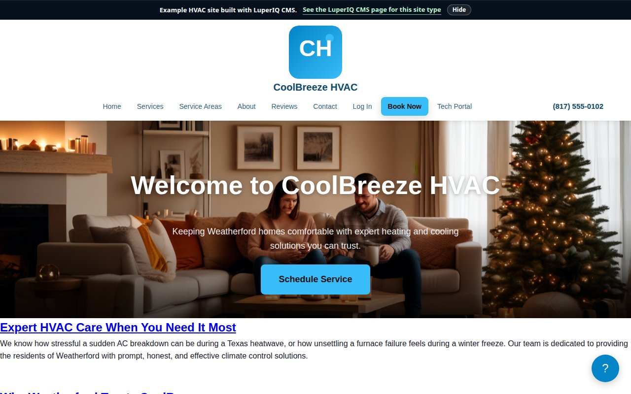 HVAC Demo screenshot