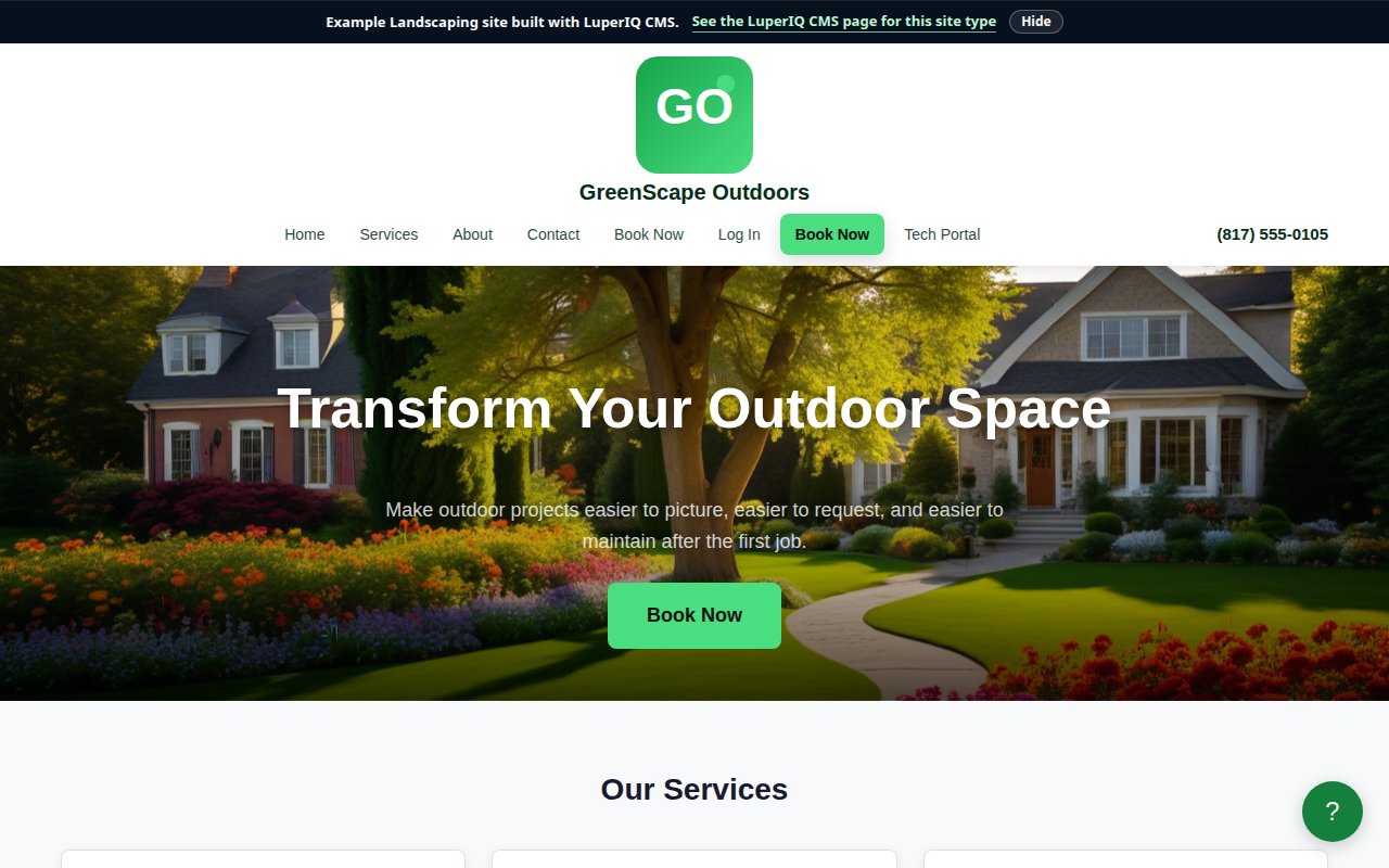 Landscaping Demo screenshot